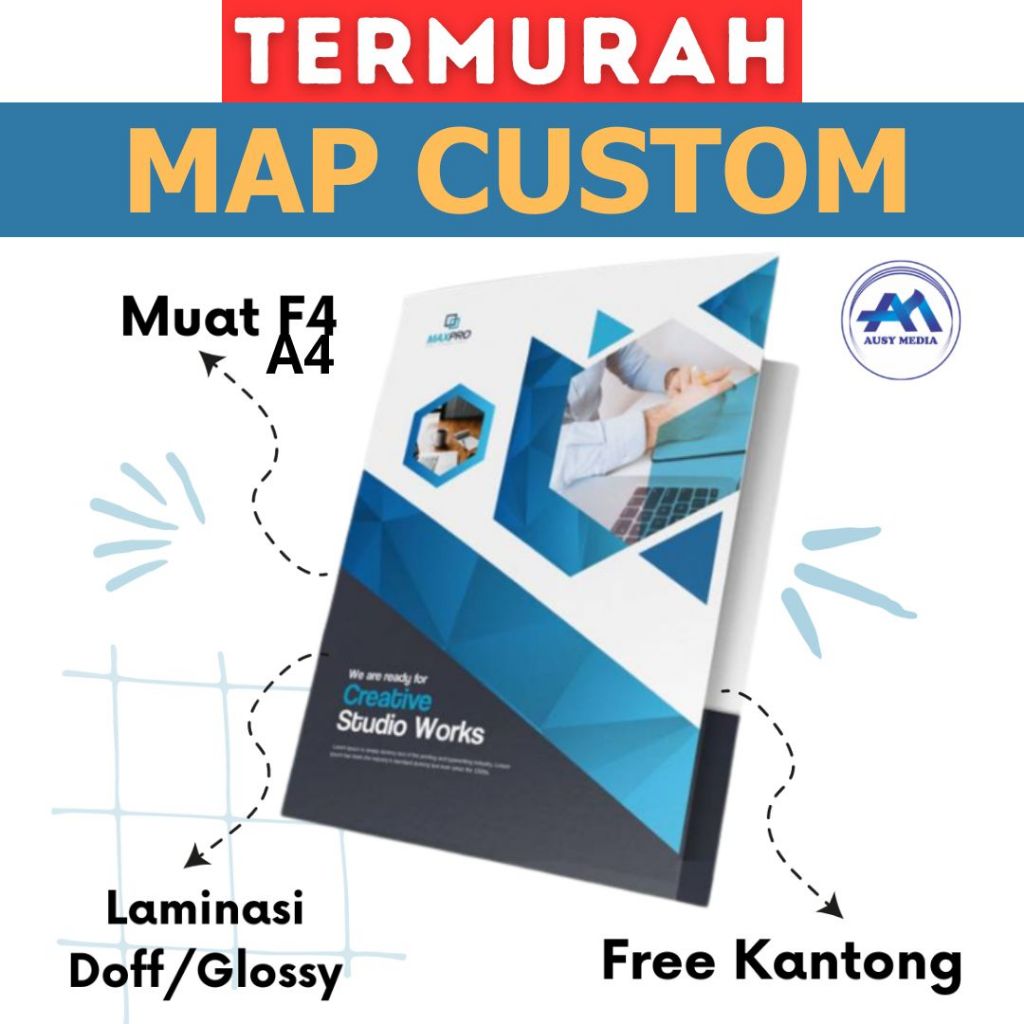 

Cetak Map Folder F4 A4 / Map Custom Design / Map Sekolah / Map Kantor / Map Medis / Map Kupingan