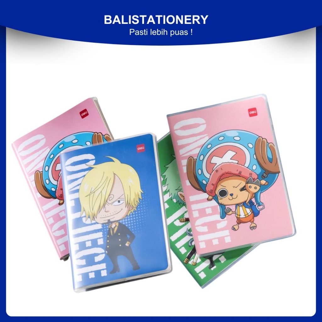 

Notebook DELI One Piece Cover Plastik PVC One Piece A5 72 Lembar EN008