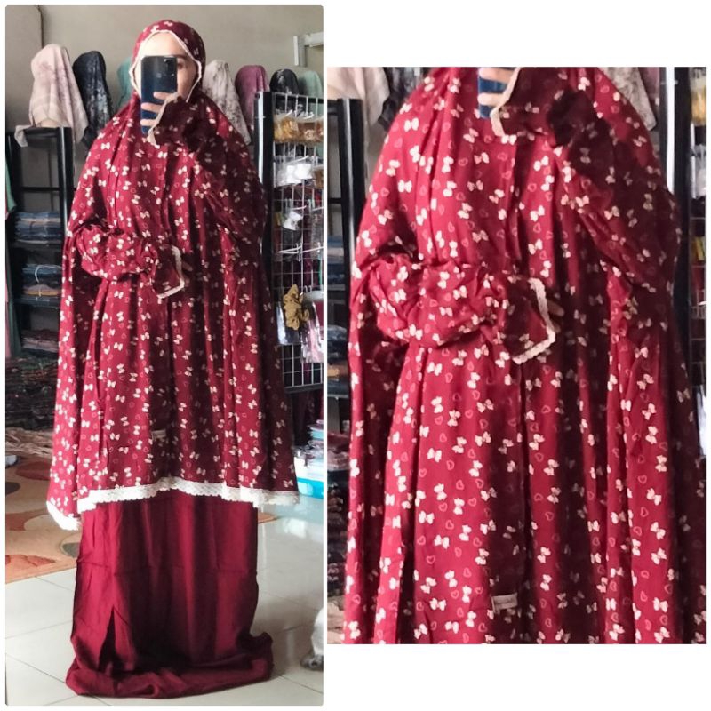 MUKENA PENGGALAN // MUKENA ATAS BAWAH // ADAWIYAH