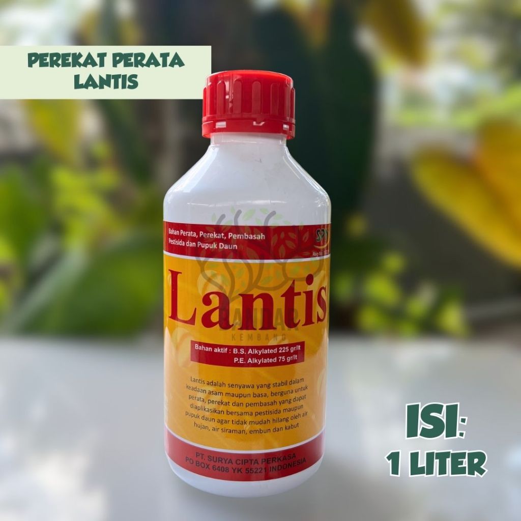 LANTIS Perekat Perata 1L Pembasah Efektif Pestisida & Pupuk Daun