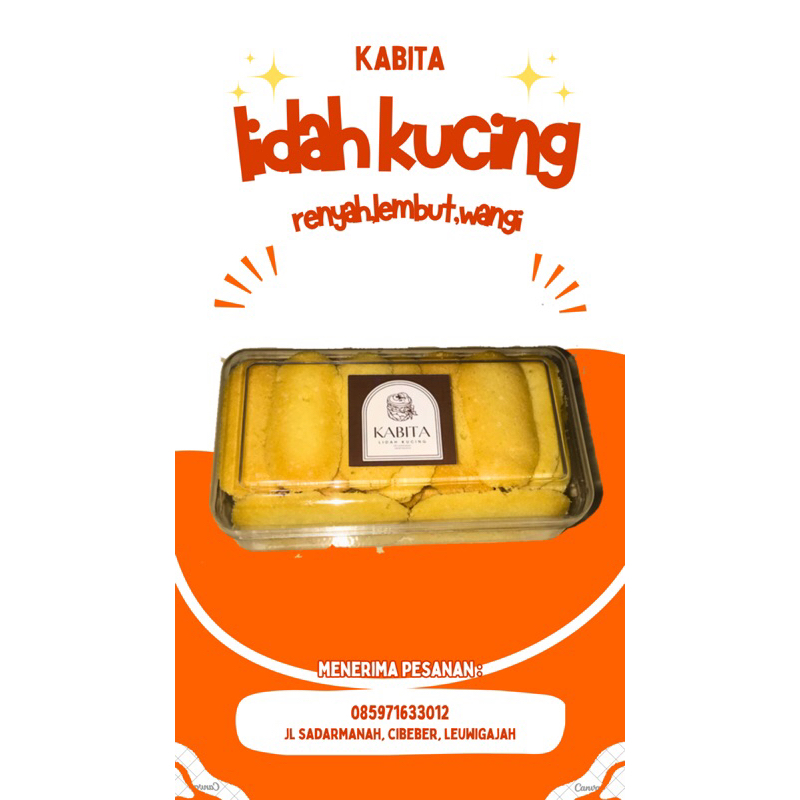 

Lidah Kucing Kabita uk 250gr. Original/matcha. Premium Terlaris!