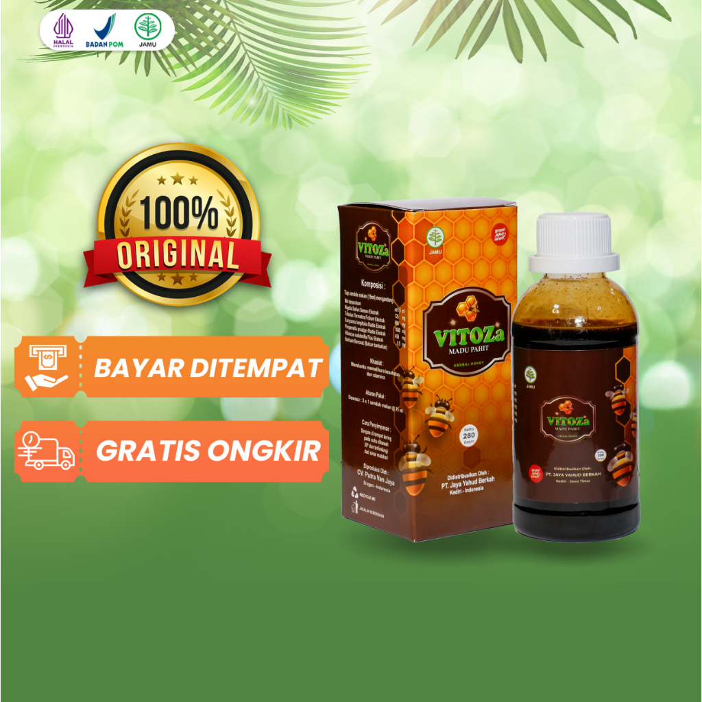 

VITOZA MADU PAHIT 280ML MADU HERBAL ALAMI
