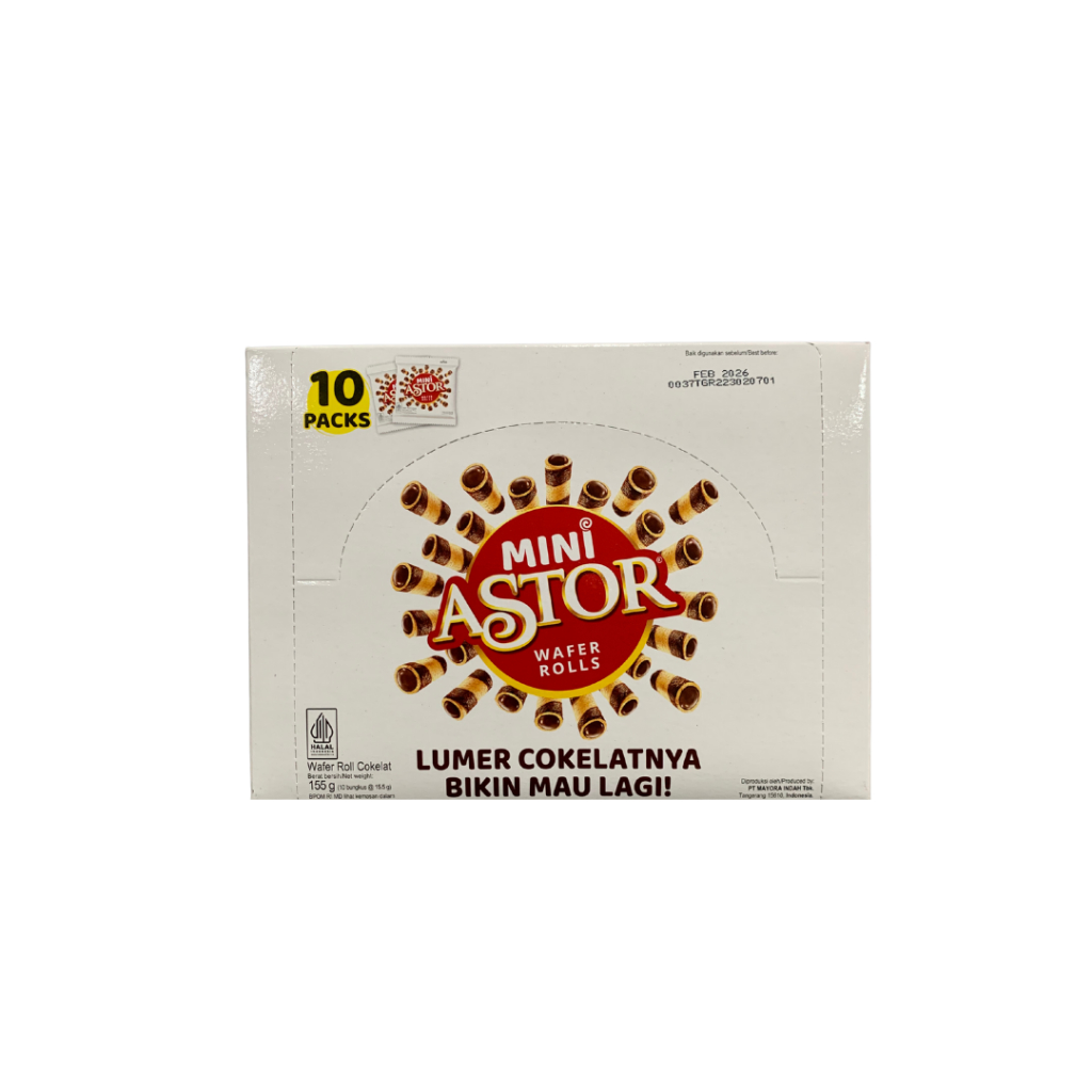 

1 box - Mini Astor 155gr isi 10 bks