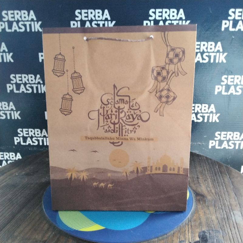 

Paper Bag Idul Fitri Motif - uk 23x13x30