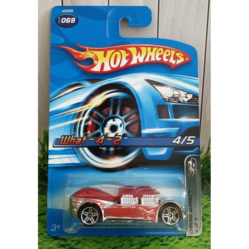 Hot Wheels What-4-2 Four Two Blue Card