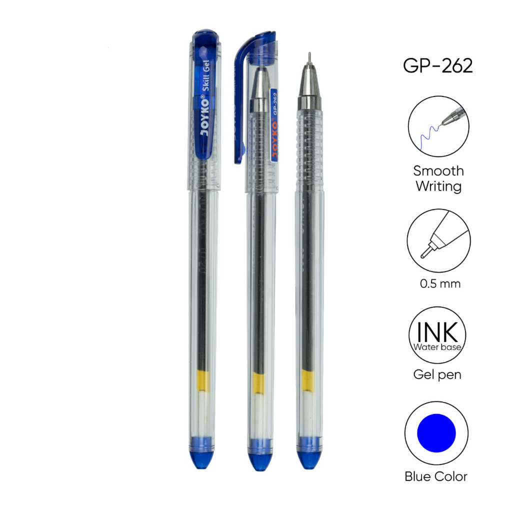 

Pulpen gell Joyko GP-262 0,5mm - SATUAN