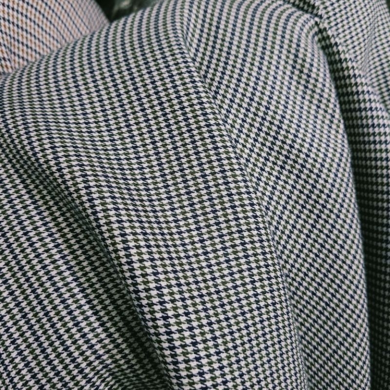 bahan kain semi wool houndstood semi stretch per 1 meter