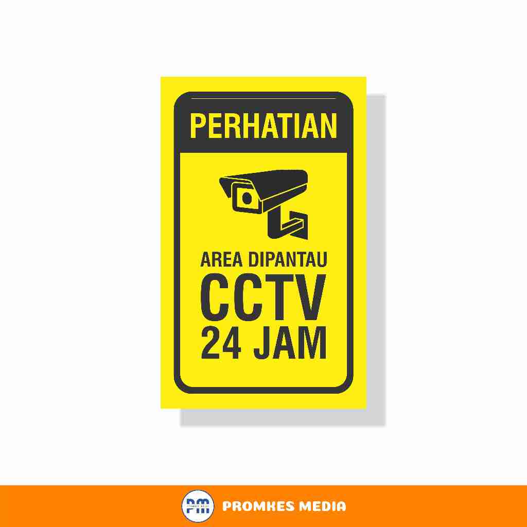 

Stiker Area Dipantau CCTV, CCTV 24 Jam