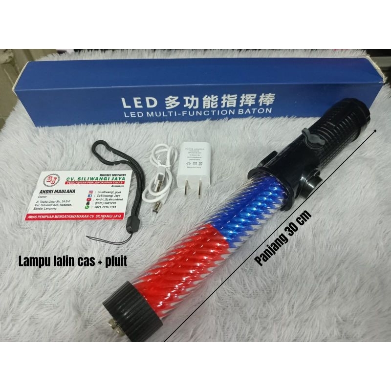 Lampu Lalin Cas + Pluit