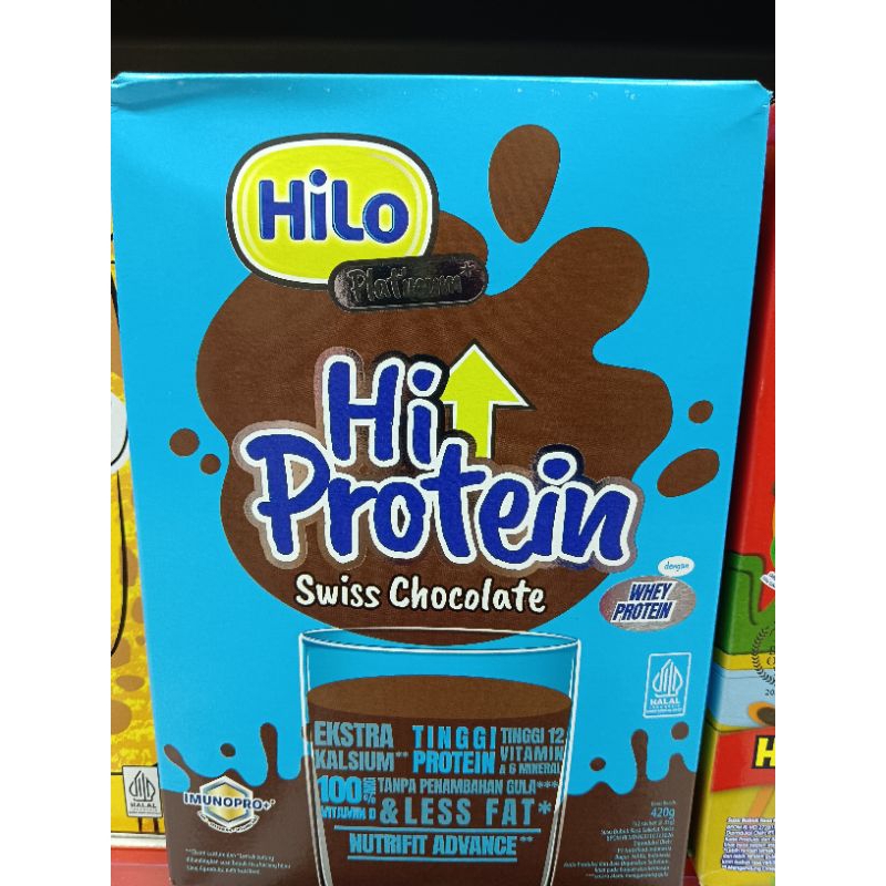 

HiLo Platinum Chocolate 420G Box - Susu Untuk Usia 18-50Th
