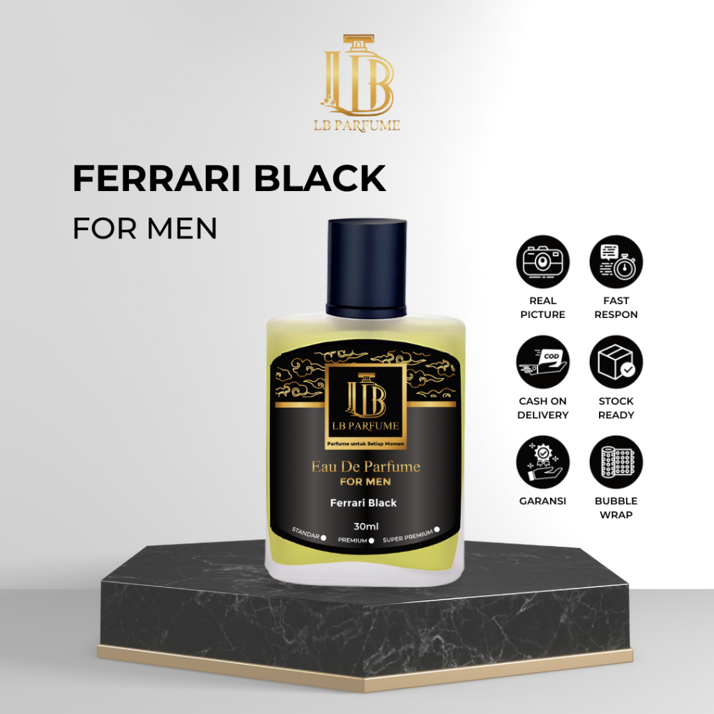 LB Parfume - Ferrari Black Eau de Parfume for Man