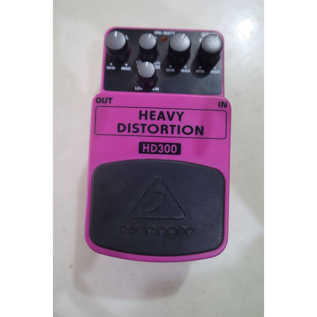 Behringer Heavy Distortion distorsi efek gitar pedal stompbox digital