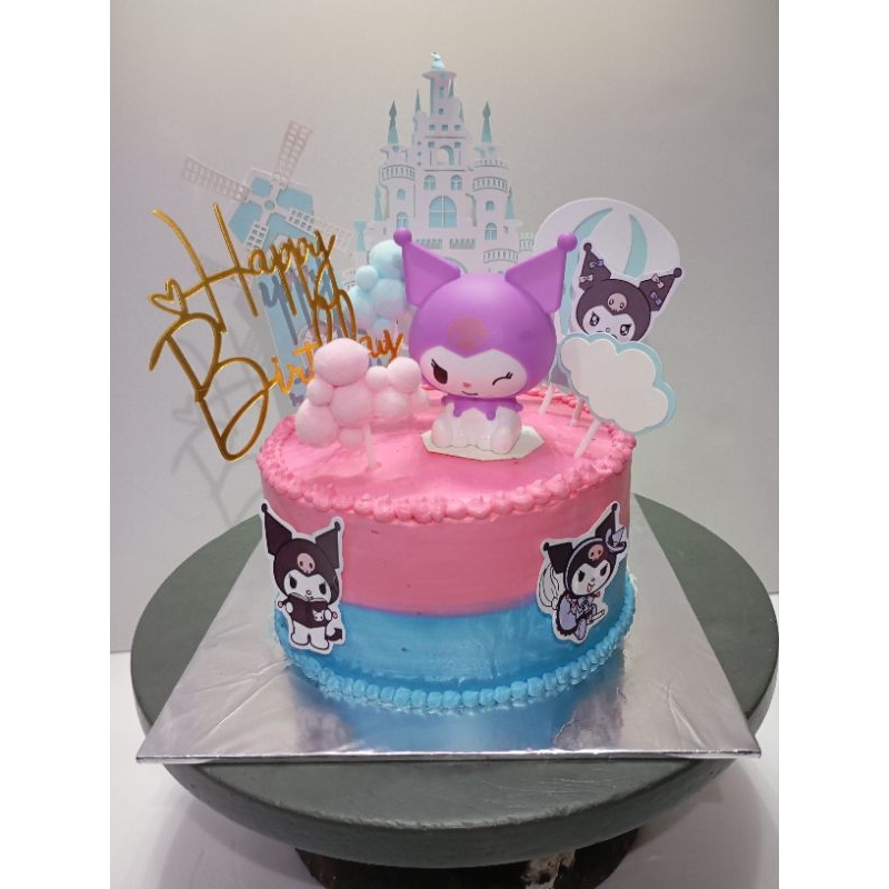 

kueulangtahunblackforestkarakterkuromipurple/kueblackforest/minicake