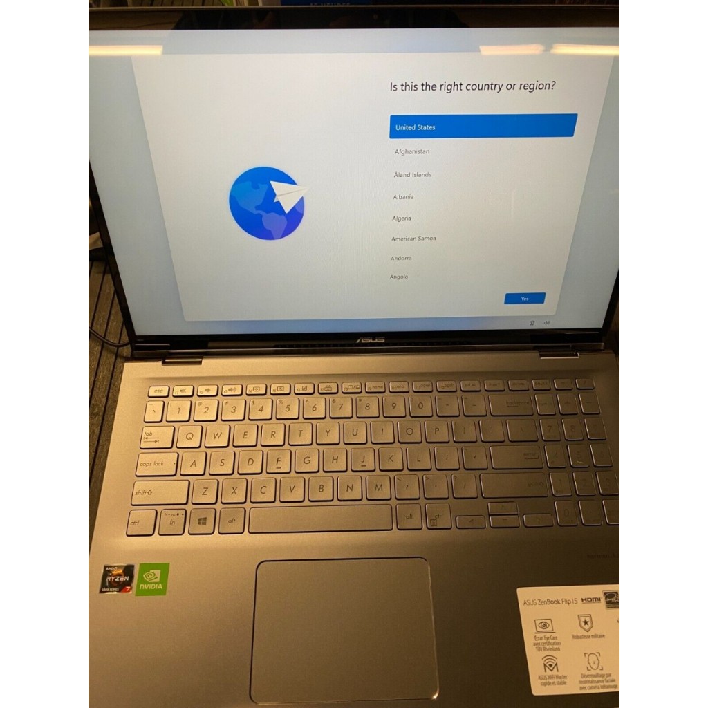 ASUS ZENBOOK FLIP UX562UG 2IN1 TOUCH RYZEN 7 5700 MX450 2GB 8GB 1TB W11 15.6FHD