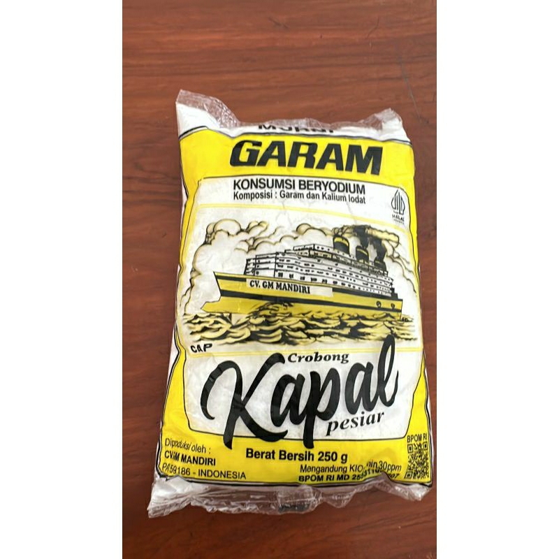 

GARAM MASAK KEMASAN 250 GRAM