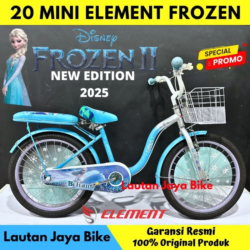 Sepeda Anak Perempuan 20 Inch Element Frozen