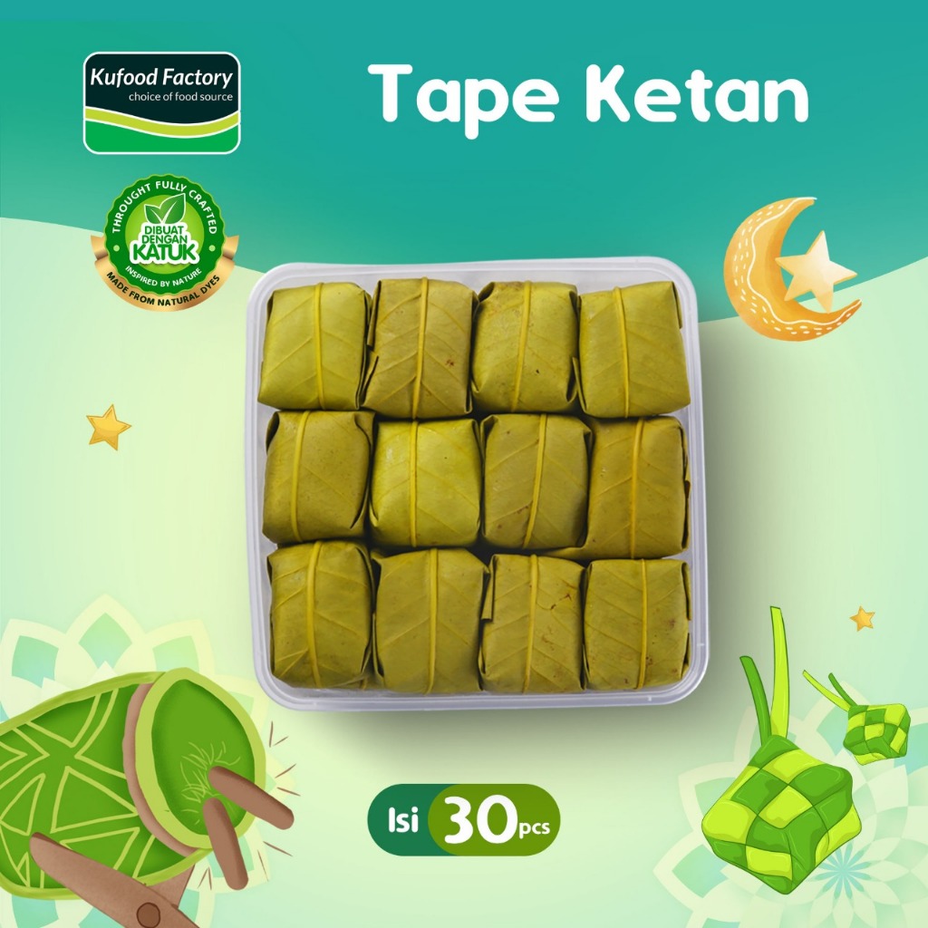 

Tape Ketan Kuningan Jawa Barat isi 30 Fresh & Legit