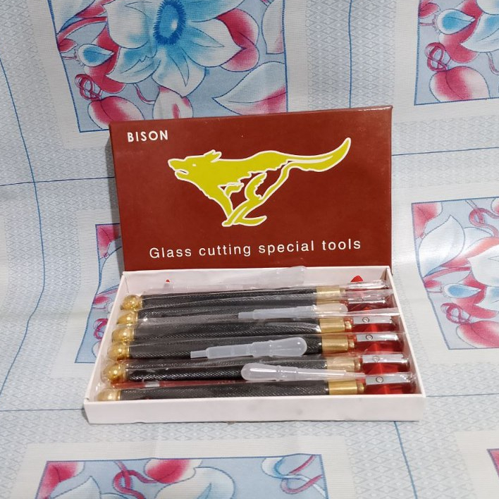 

BISON Pisau Potong Kaca | Pen Glass Cutter Kaca TC 90