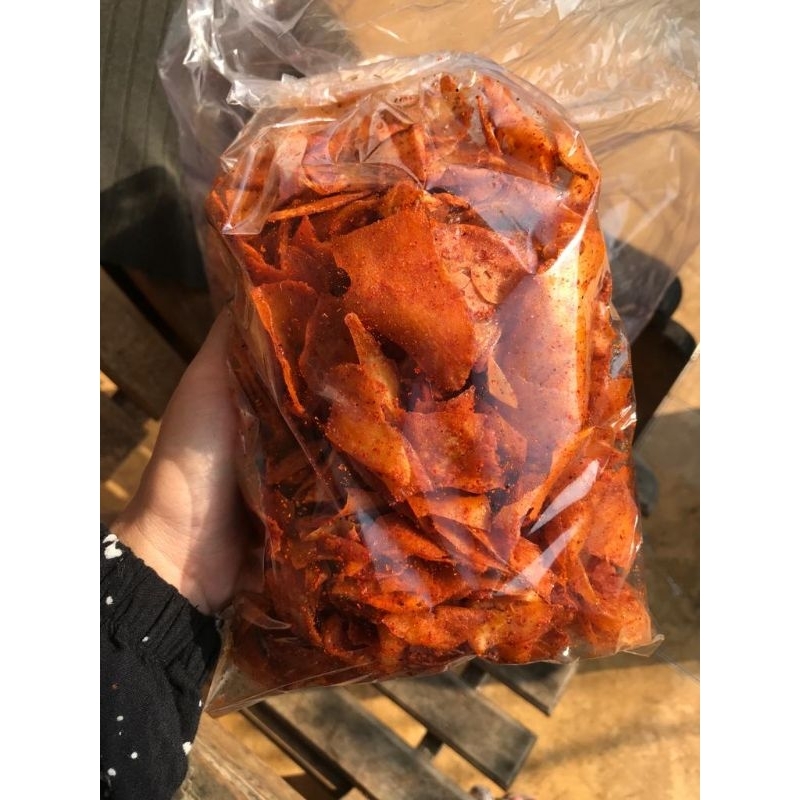 

Kripik singkong pedas /original , kripset 250gr Termurah