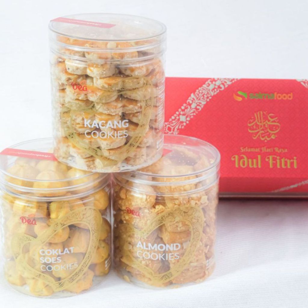 

New Product Hampers Lebaran Dea Bakery Premium Kue Kering Isi 3 / Hampers Idul Fitri/Paket Kue