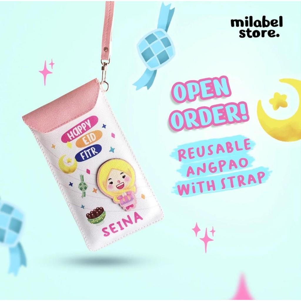 

MILABELSTORE - DOMPET LEBARAN EID TALI EDITION 2025 FREE CUSTOM NAMA DAN DESIGN 3D