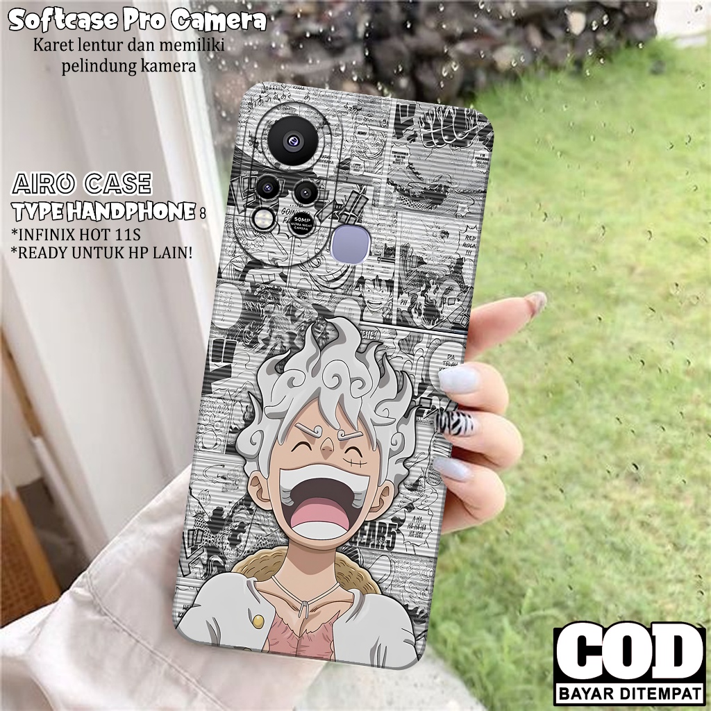 Case INFINIX HOT 11S - Fashion Case ANIME- Softcase INFINIX HOT 11S - Case Pro Camera - Casing INFIN