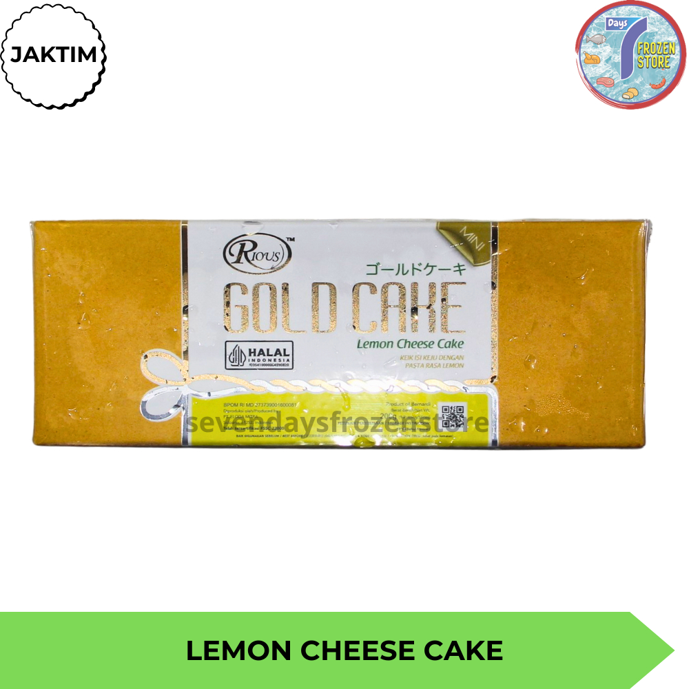 

Rious Golden Cheese Cake 200 gr
