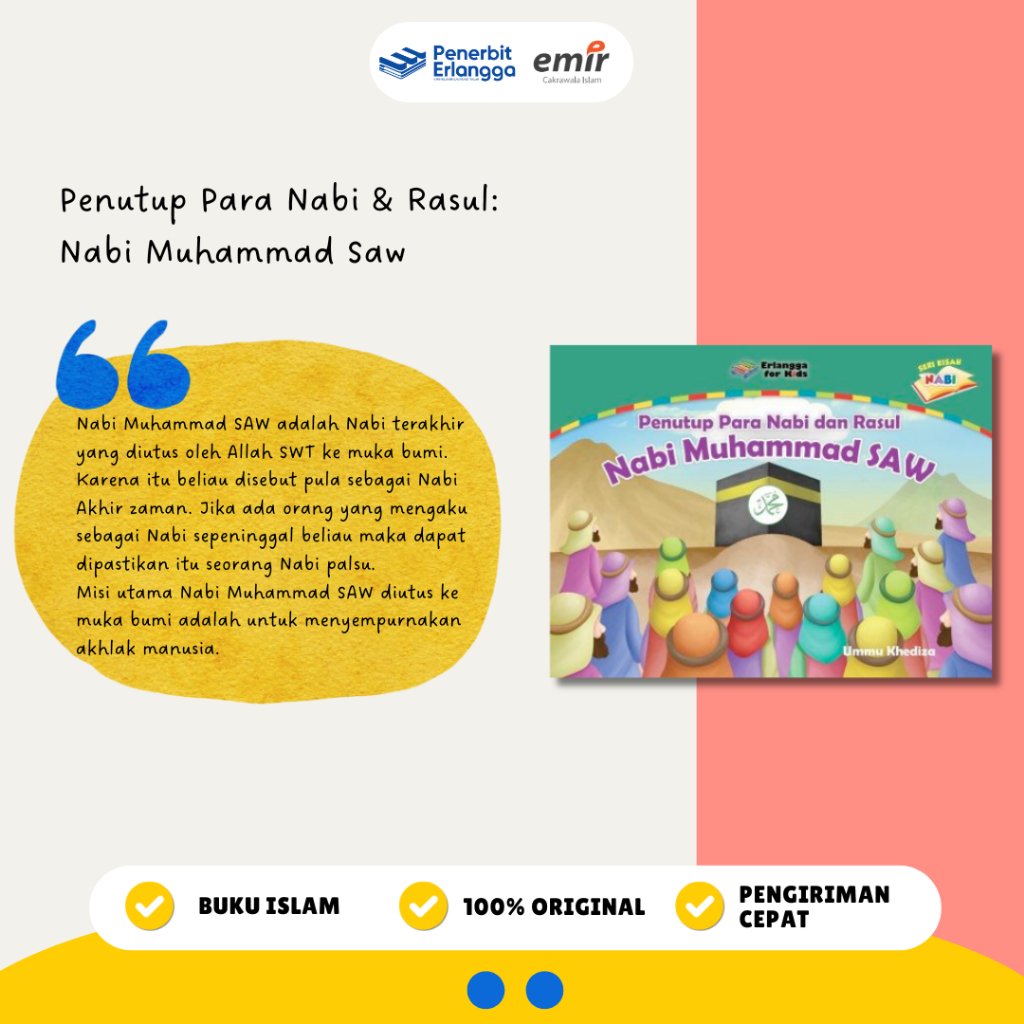 Buku Referensi Siswa - Buku Cerita Nabi Dan Rasul: Nabi Muhammad Saw Penutup Para Nabi Dan Rasul