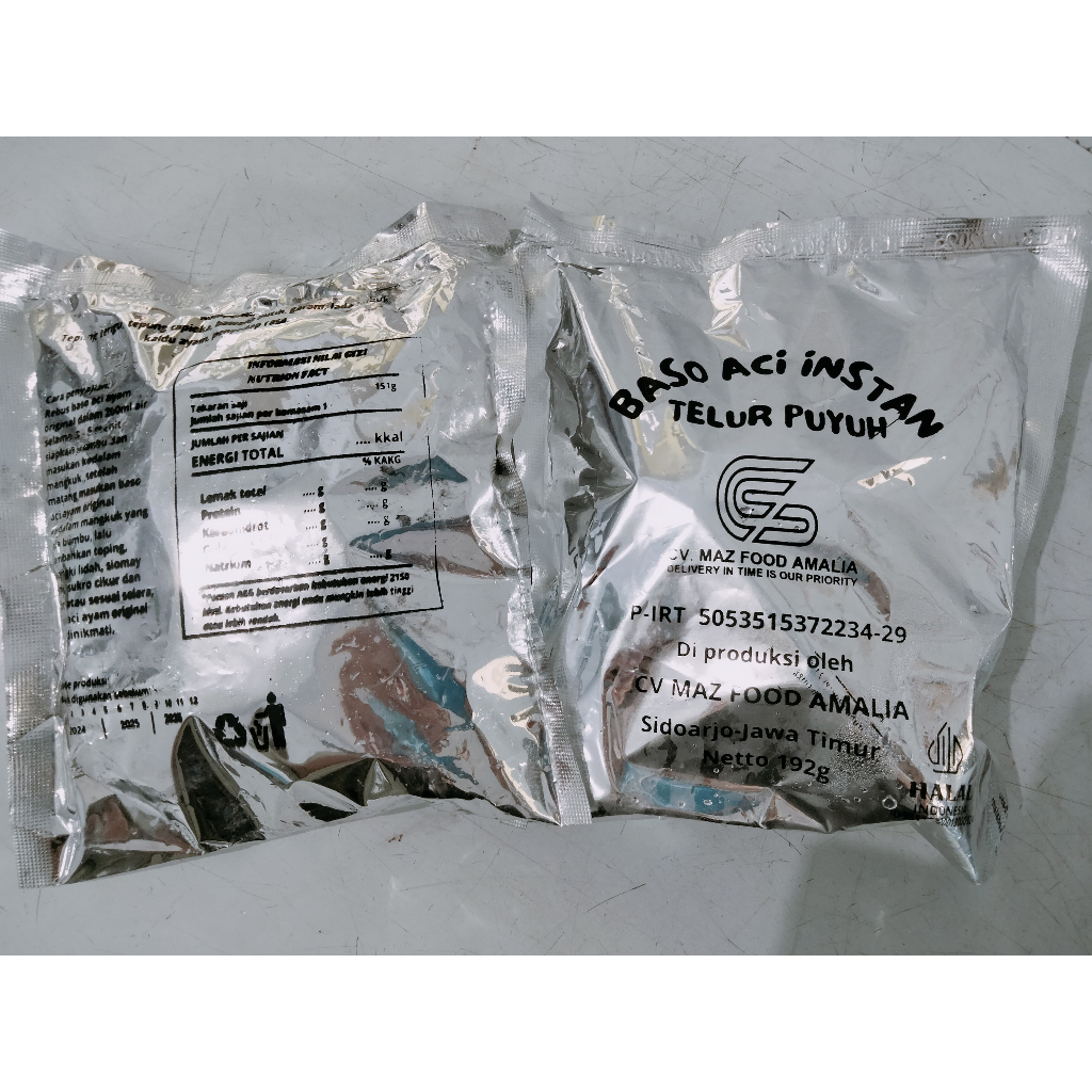 

PAKET 20PACK BASO ACI INSTAN TELUR PUYUH MAZFOOD