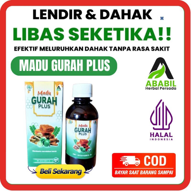 [𝗚𝗔𝗥𝗔𝗡𝗦𝗜 𝗔𝗦𝗟𝗜] MADU 𝗚𝗨𝗥𝗔𝗛 PLUS - Madu GURAH PLUS GURAH VIT GURAHVIT GURAFIT Asli Original Gura Fit M