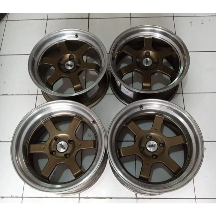 Velg Mobil Second Racing Te37 Celong Ring 16 Lebar 8/9 Pcd 4x100