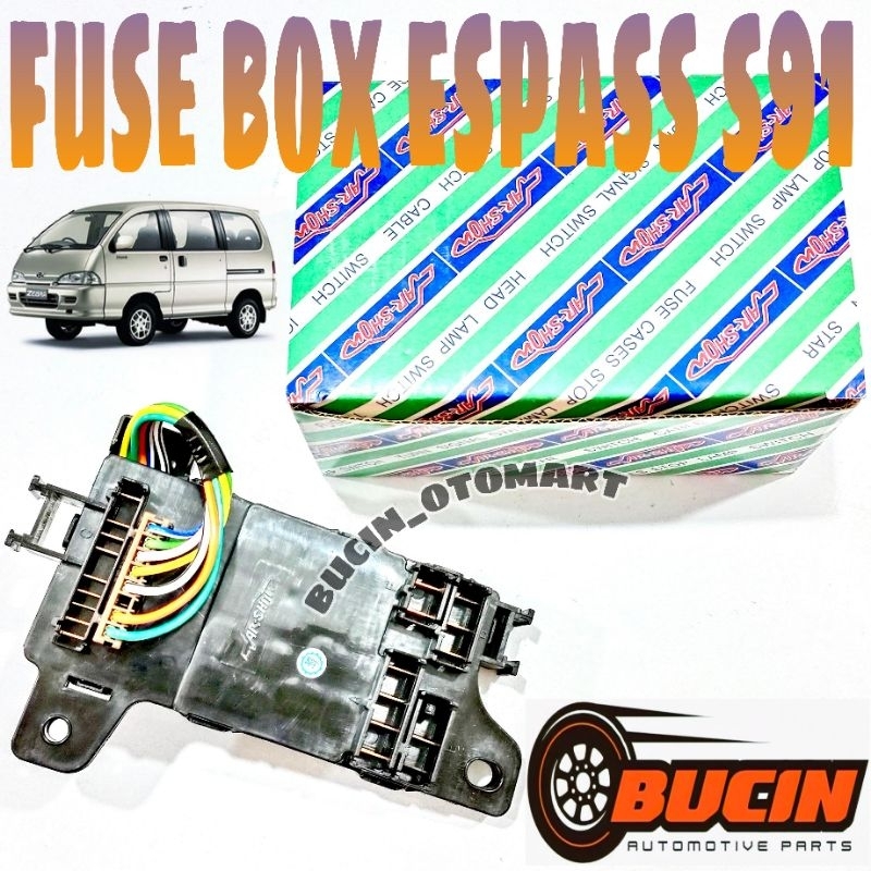 Fuse Box / Rumah Sekring Sikring Mobil Daihatsu Espass S91 - Merk CarShow