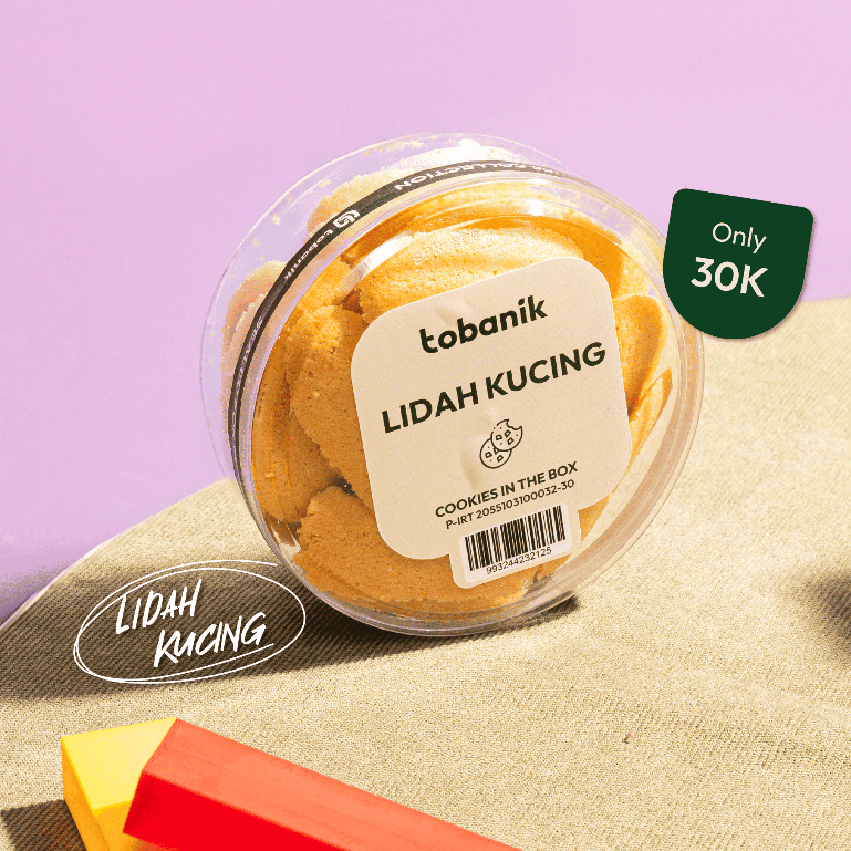 

Lidah Kucing Kue Kering Jadul per Toples