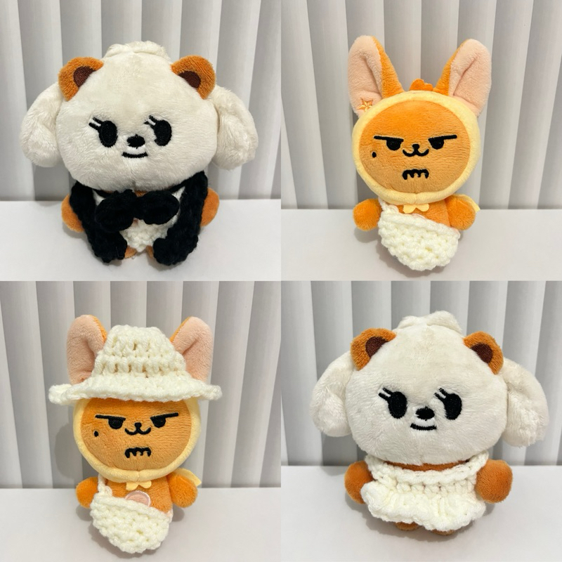 CROCHET DOLL CLOTHES & ACCESSORIES 10 CM Baju Boneka & Aksesoris Boneka KPOP 10 cm