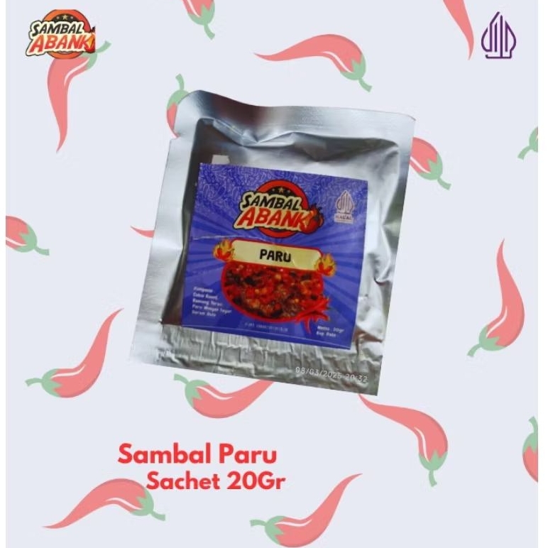 

Sambal Abank Sambal Paru 20Gr Sachet