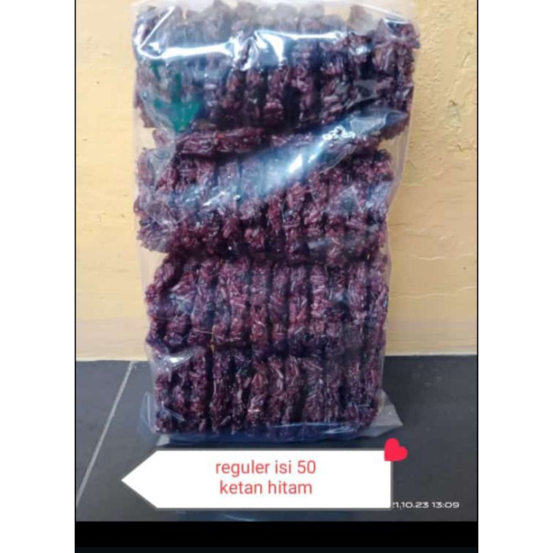 

makanan tradisional ranginan ketan hitam gurih dan renyah