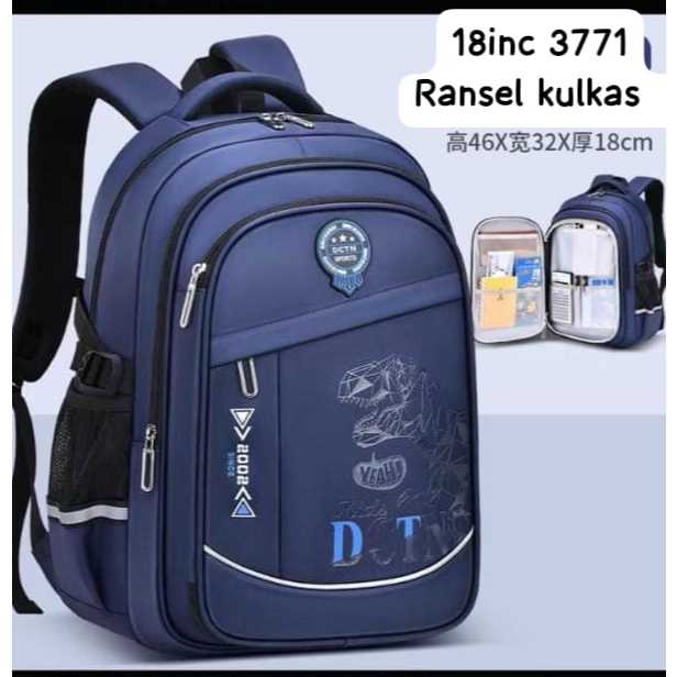 Tas Ransel Kulkas Sekolah Anak Paud Impor Kartun Astronot #0062
