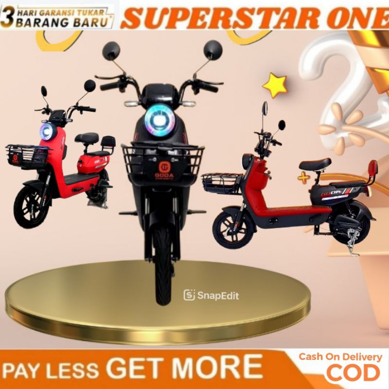 NEW GODA ATHENA GD 140 DX SEPEDA LISTRIK DEWASA