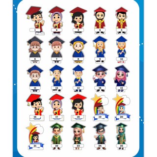 Figur Akrilik Figur Piala Akrilik figur Piala karakter Piala Figur Wisuda Piala Wisuda Akrilik