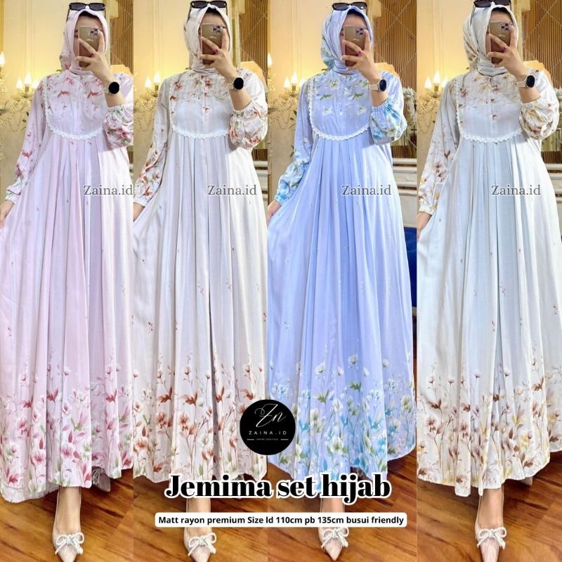 Jemima Set Hijab by ZAINA