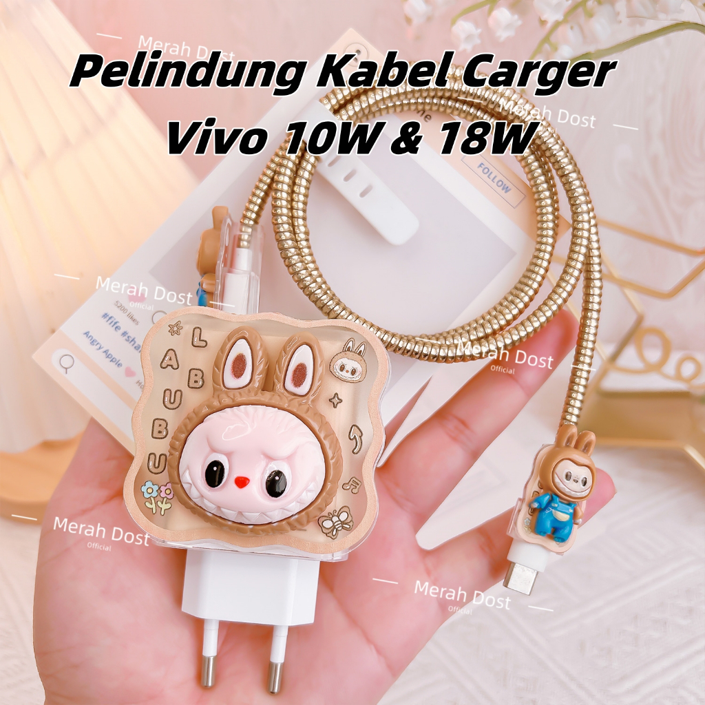 Pelindung Kabel Carger Vivo 10W & 18W Pelindung Adaptor Pelindung Kepala Carger Pelindung Kabel Char