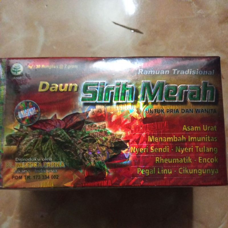 

Serbuk daun sirih merah Original