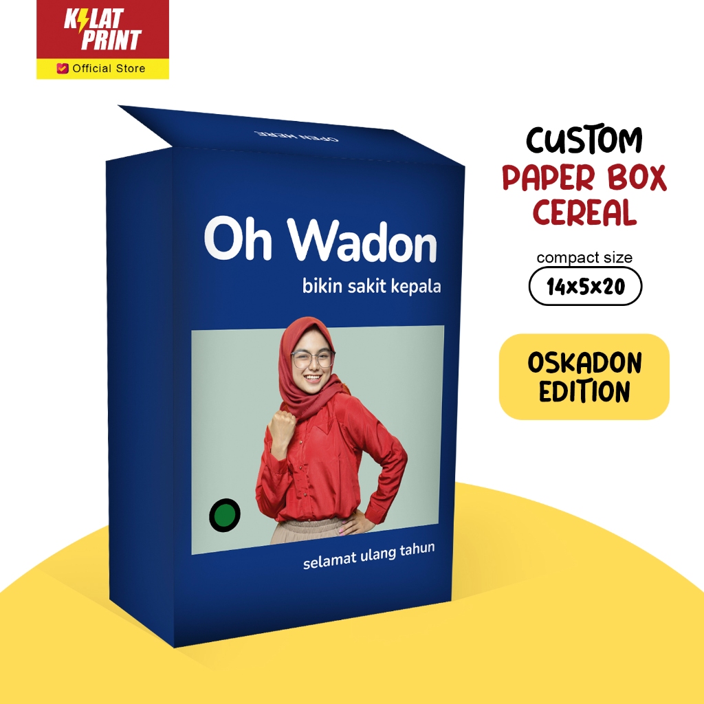 

Gift Box Custom Cereal Kado Ulang Tahun Ala Oskadon Edition