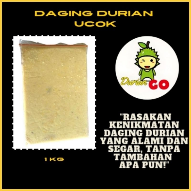 

Daging Durian Ucok Premium 1kg Tanpa Biji Tanpa Campuran