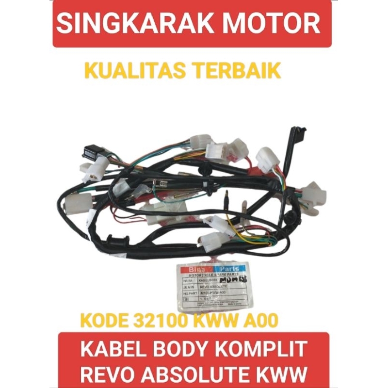 KABEL BODY KOMPLIT HONDA REVO ABSOLUTE KODE KWW KUALITAS TERJAMIN