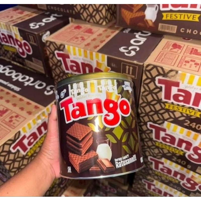 

Wafer Tango Kaleng Vanila dan Coklat