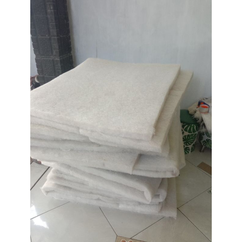 Kapas Filter Kolam dan Aquarium /Peredam Box Sound/ Dakron Lembaran