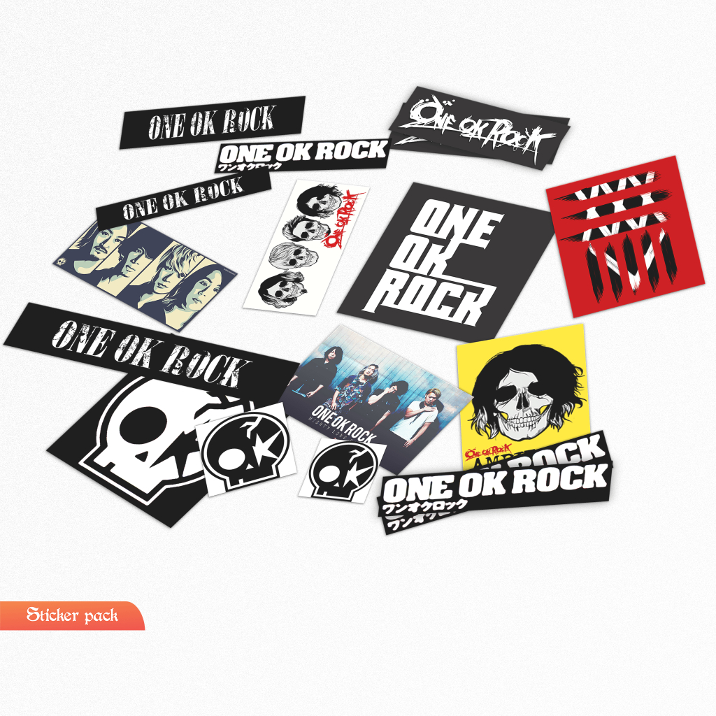 Stiker Band One Ok Rock / Sticker Pack