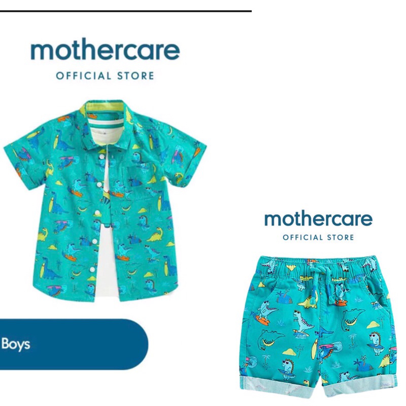 set kemeja dino mothercare