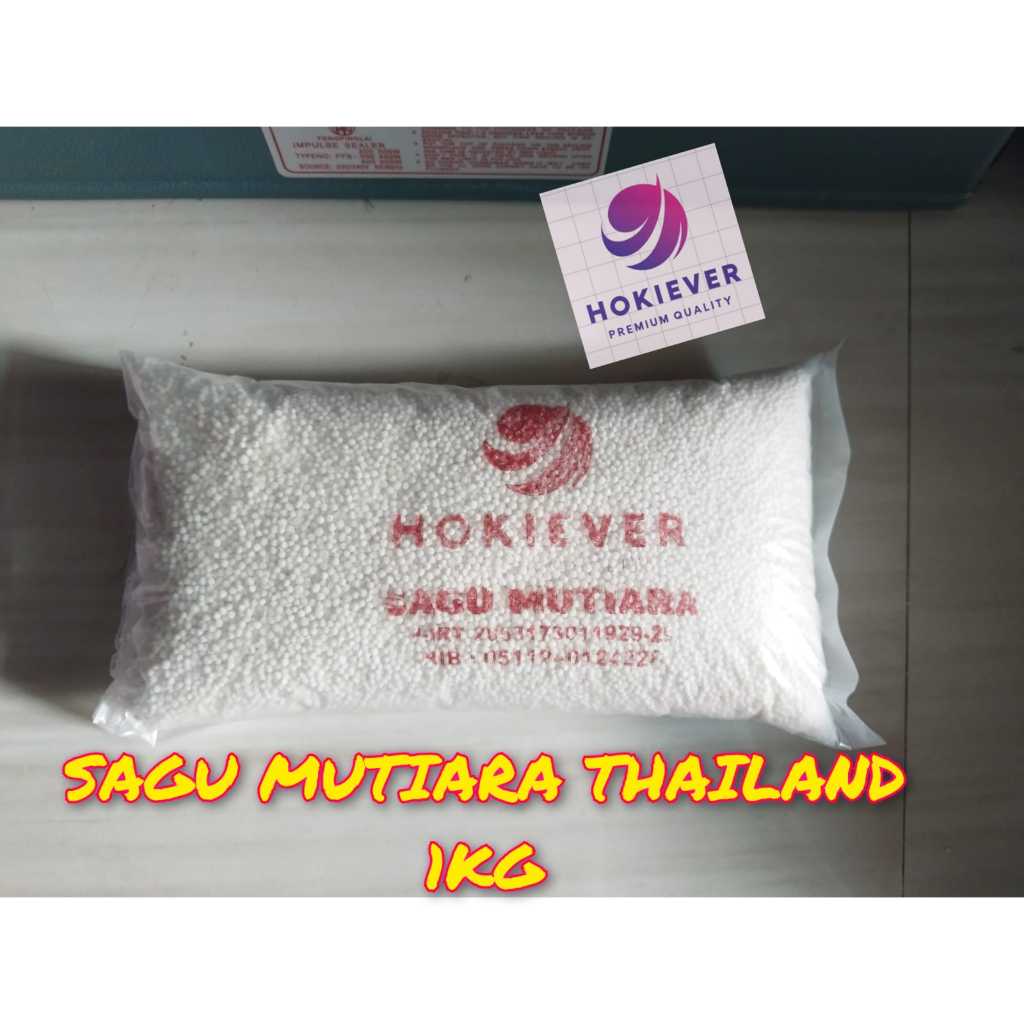 

SAGU MUTIARA THAILAND PUTIH 1KG